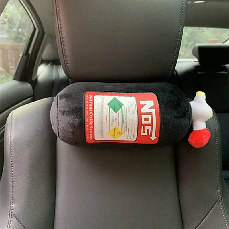 Nos boost car Plush Pillows