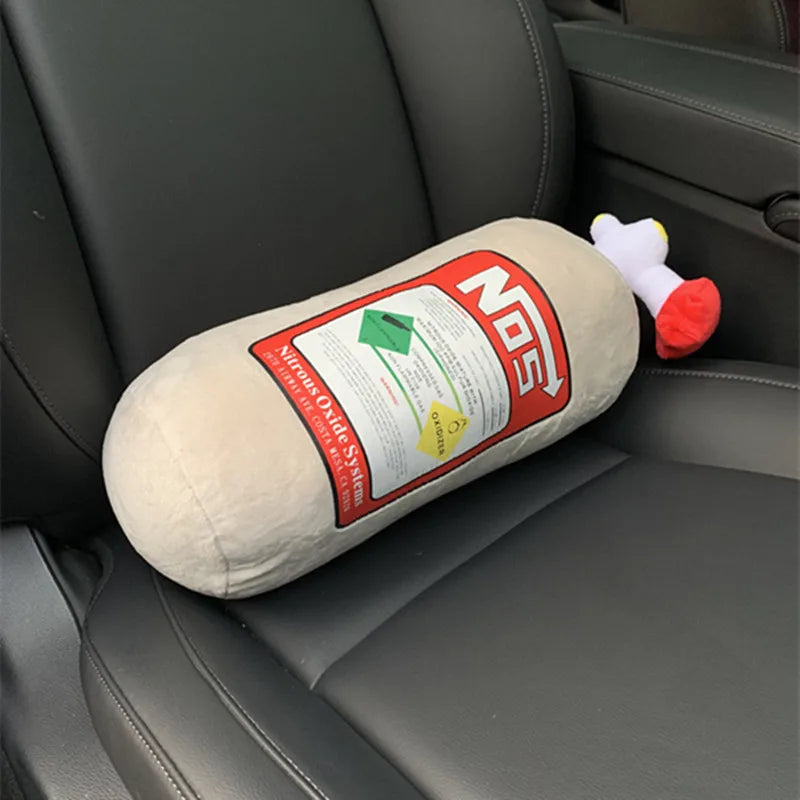 Nos boost car Plush Pillows