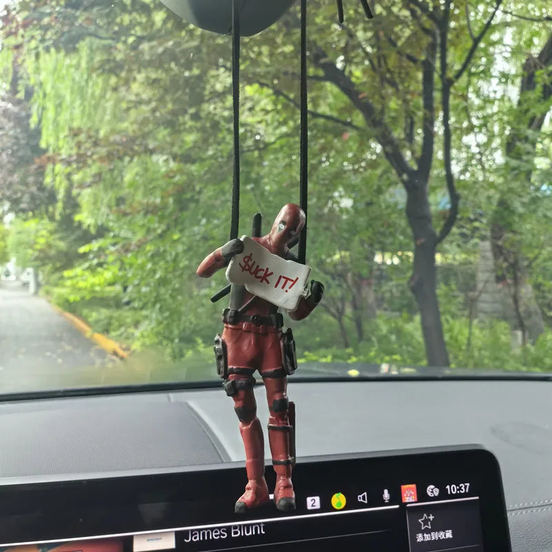 Deadpool Car Rearview Mirror Pendant