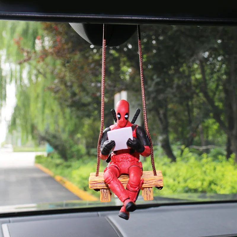Deadpool Car Rearview Mirror Pendant