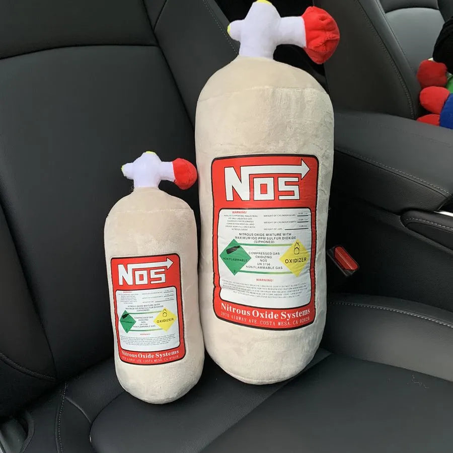 Nos boost car Plush Pillows