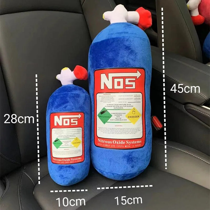 Nos boost car Plush Pillows