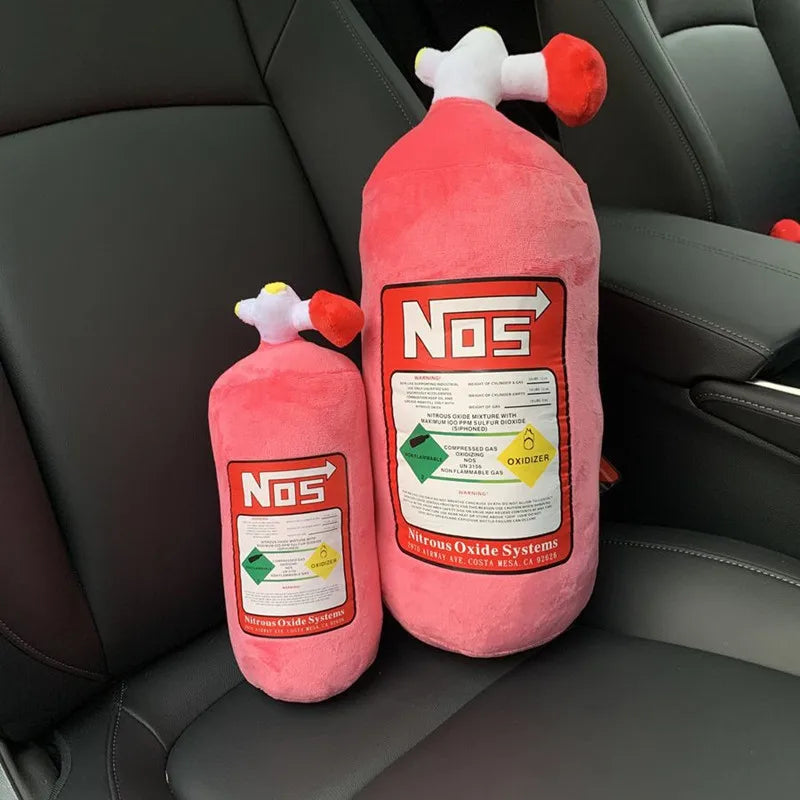 Nos boost car Plush Pillows