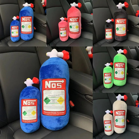 Nos boost car Plush Pillows