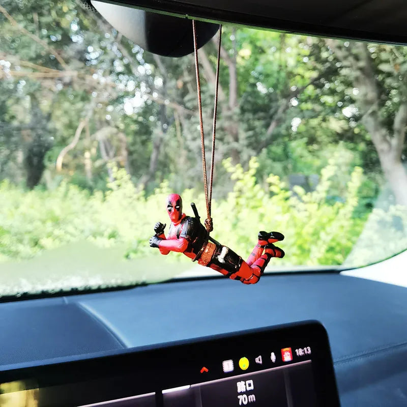 Deadpool Car Rearview Mirror Pendant