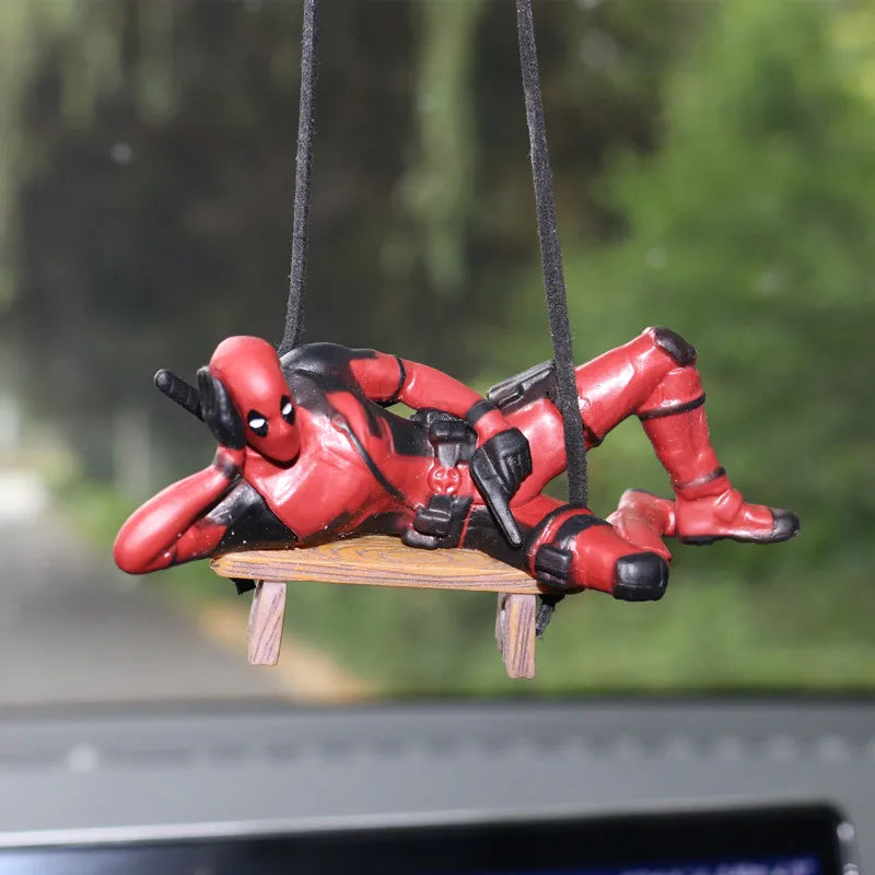 Deadpool Car Rearview Mirror Pendant