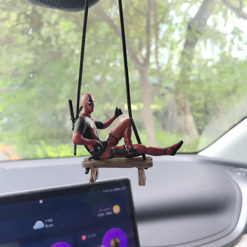 Deadpool Car Rearview Mirror Pendant