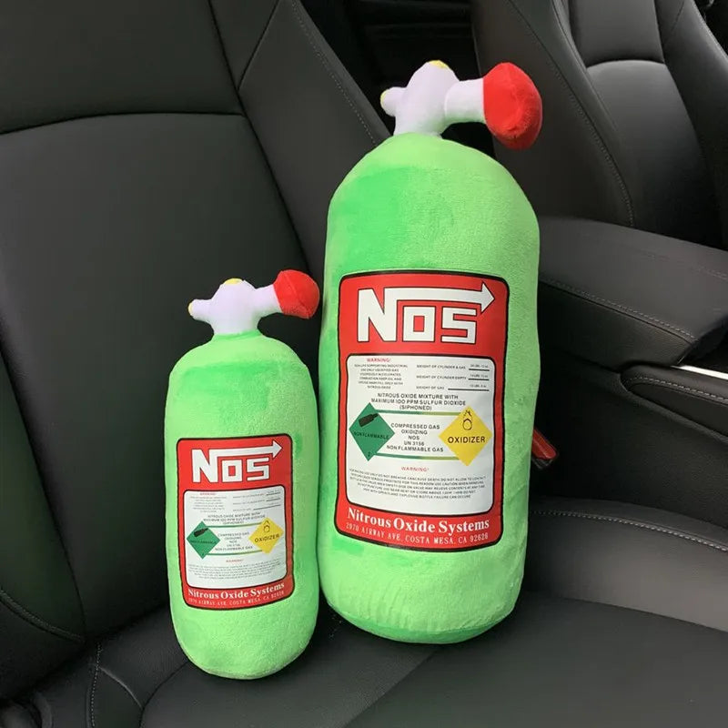 Nos boost car Plush Pillows