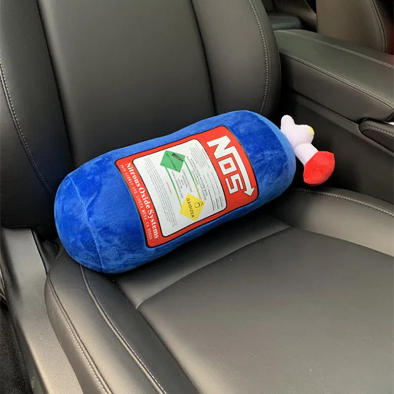 Nos boost car Plush Pillows