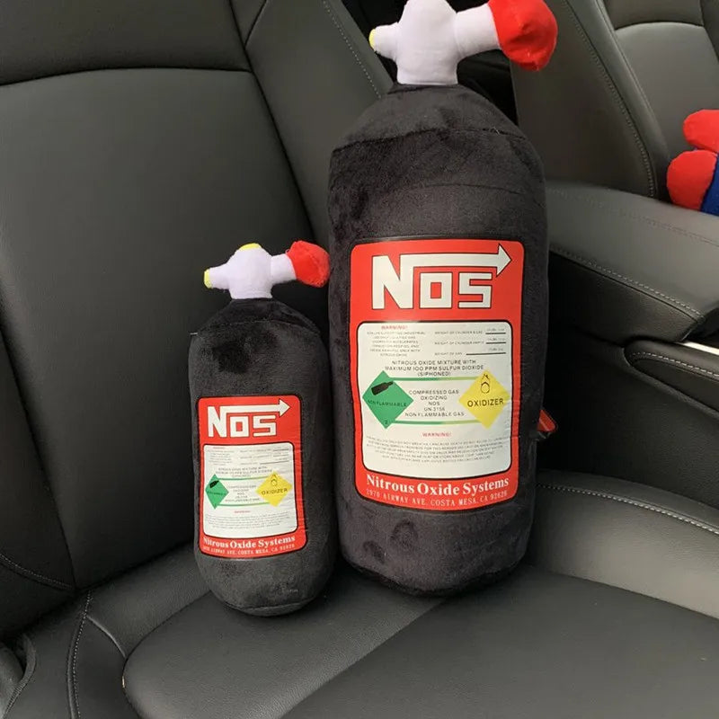 Nos boost car Plush Pillows