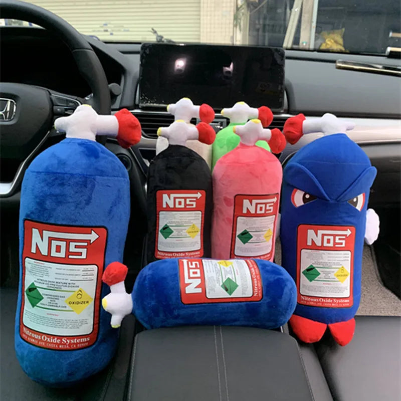 Nos boost car Plush Pillows