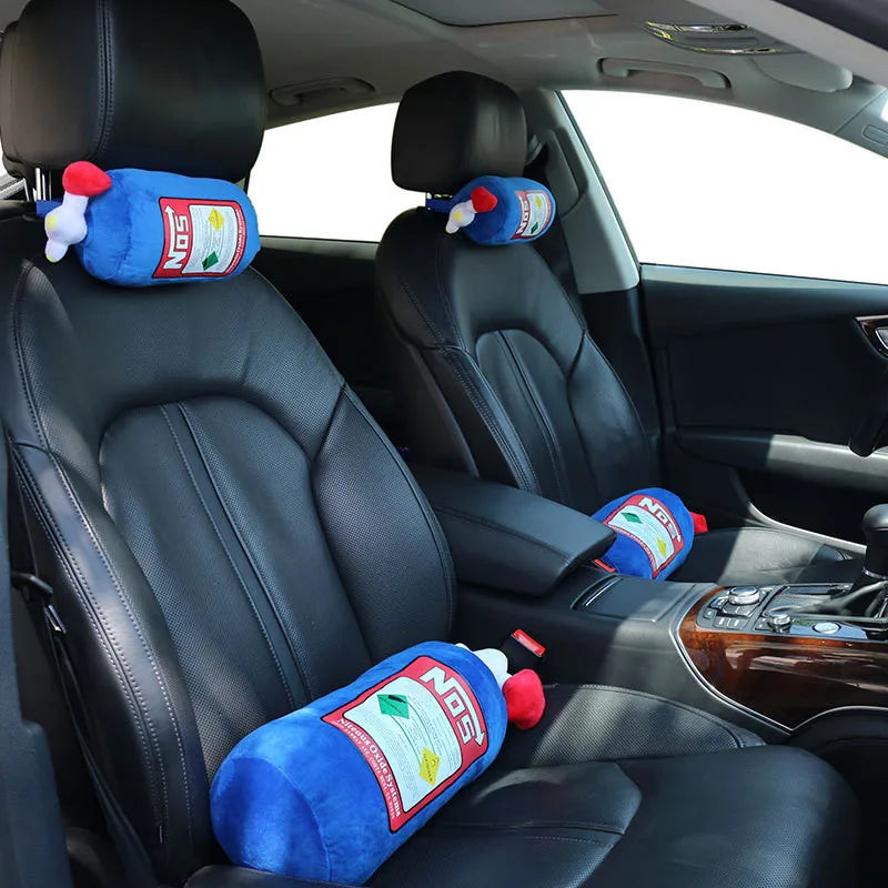 Nos boost car Plush Pillows