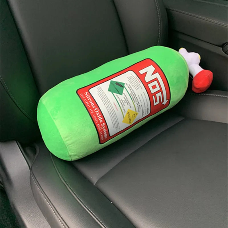 Nos boost car Plush Pillows
