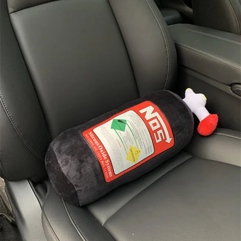 Nos boost car Plush Pillows
