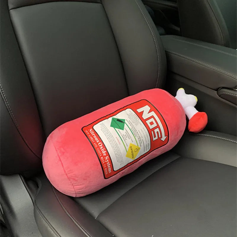 Nos boost car Plush Pillows